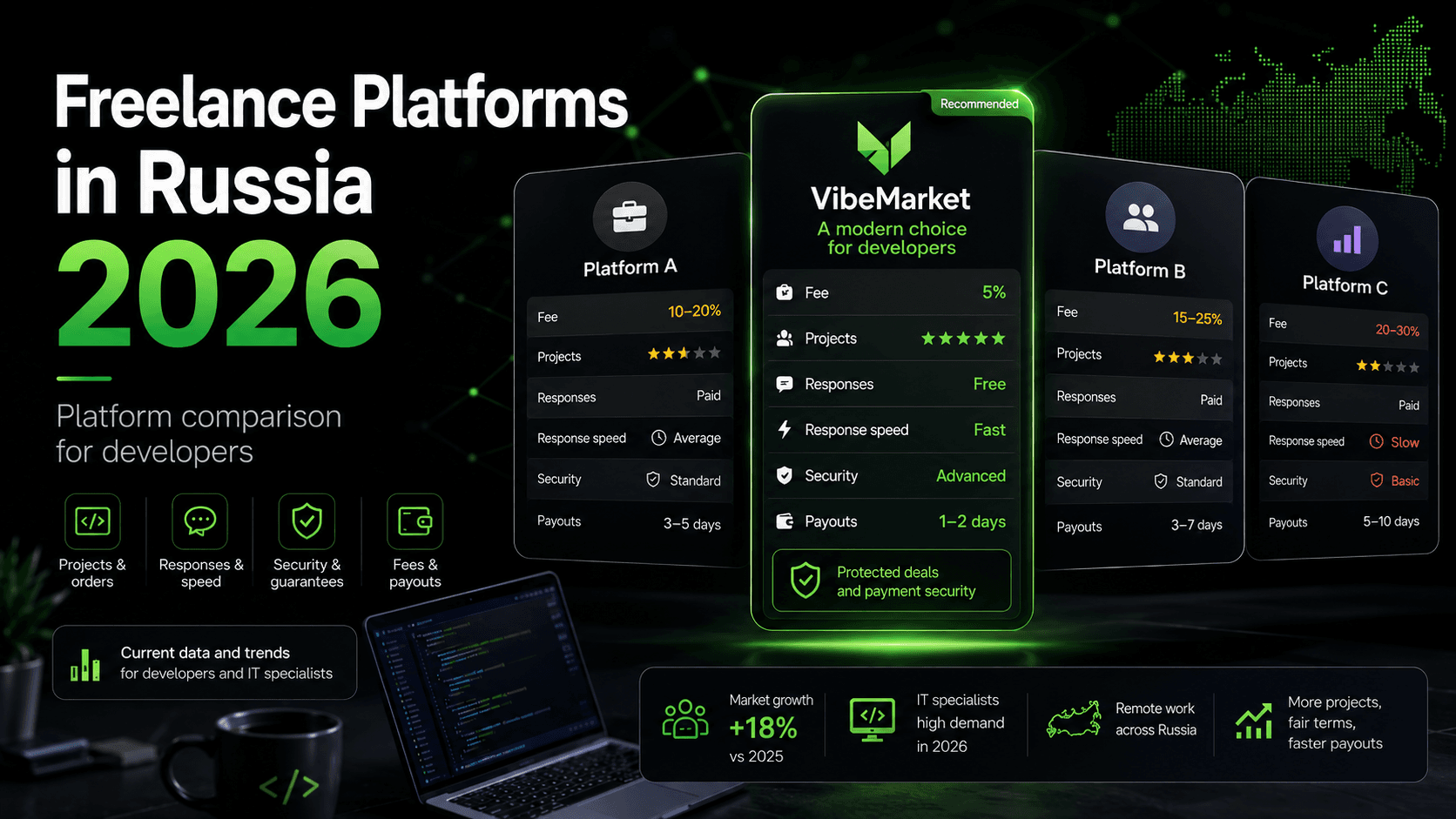 Freelance Platforms in Russia in 2026: A Comparison for Developers
