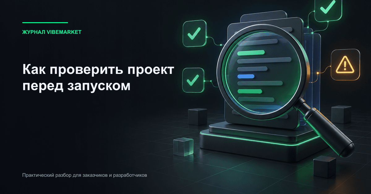 Как проверить проект, созданный с помощью вайбкодинга, перед запуском